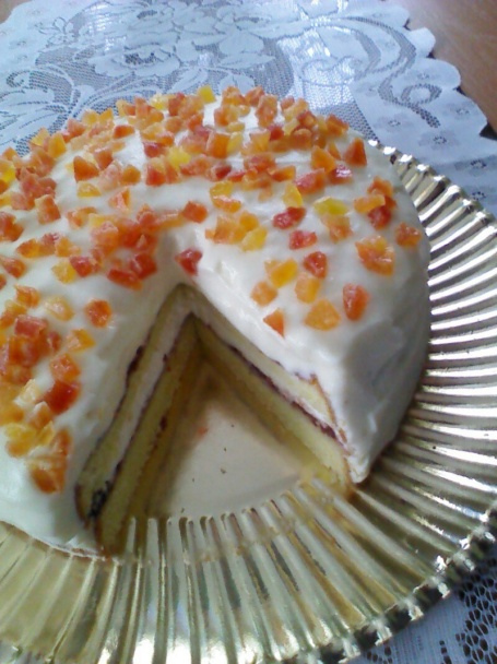 Torta s krémom z bielej čokolády (fotorecept) - obrázok 6