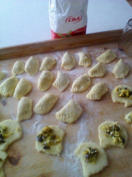 Gazdovské pirohy plnené praženicou (fotorecept) - obrázok 5