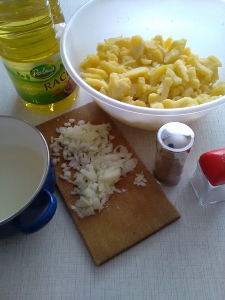 Kurča pečené s pomarančom a zemiakovo-cibuľový šalát s marinádou (fotorecept) - obrázok 3