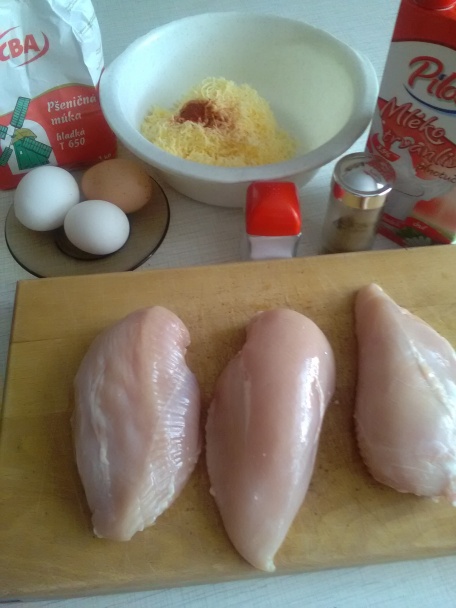 Kuracie rezne v syrovom cestíčku (fotorecept) - obrázok 1