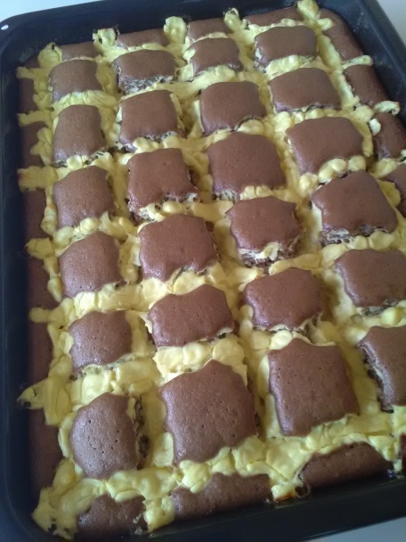 Tvarohový koláč - prešívana deka (fotorecept) - obrázok 10