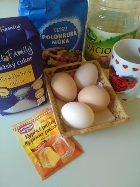 Bublanina s ovocím a pudingom (fotorecept) - obrázok 1