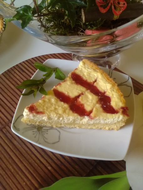 Linecký koláč s tvarohom a lekvárom (fotorecept) - obrázok 9