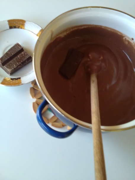 Rožteky z pľundrového cesta plnené čokoládovým pudingom (fotorecept) - obrázok 2