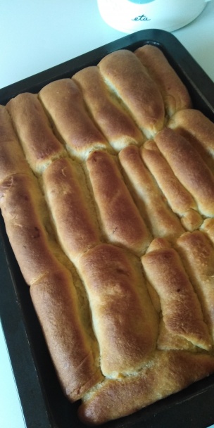 Pečené buchty plnené vanilkovým krémom (fotorecept) - obrázok 8