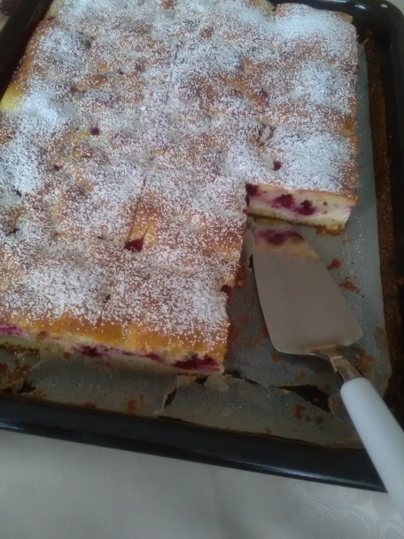 Tvarohový koláč s ovocím (fotorecept) - obrázok 6