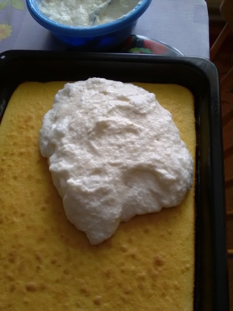 Hrnčekový koláč s tvarohom (fotorecept) - obrázok 5