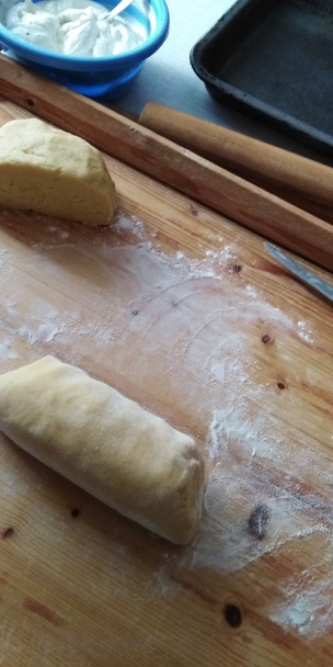 Linecký tvarohový koláč s marmeládou (fotorecept) - obrázok 5