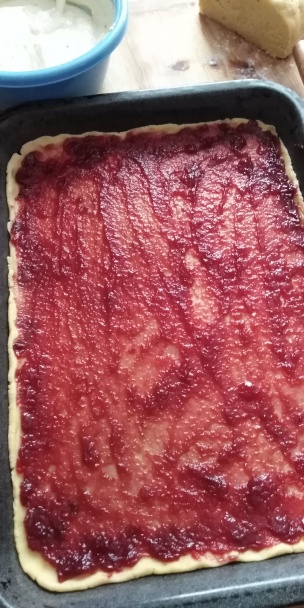 Linecký tvarohový koláč s marmeládou (fotorecept) - obrázok 6