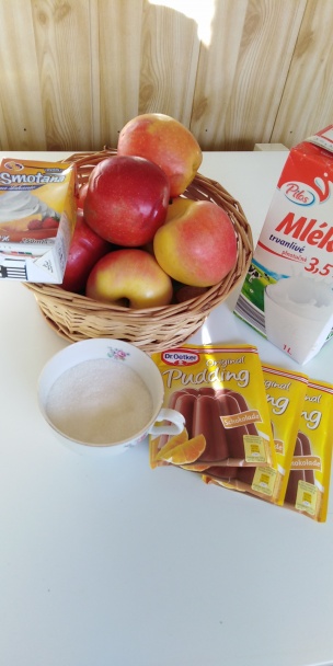 Jablkový koláčik s pudingom (fotorecept) - obrázok 3