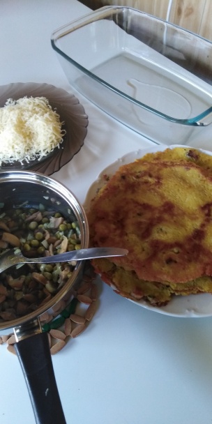 Zapekané plnené zemiakové placky (fotorecept) - obrázok 4