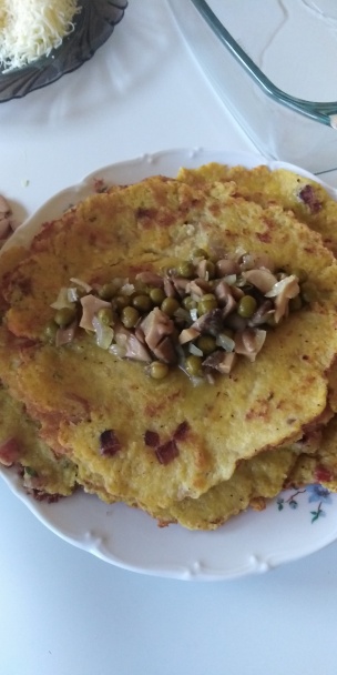 Zapekané plnené zemiakové placky (fotorecept) - obrázok 5