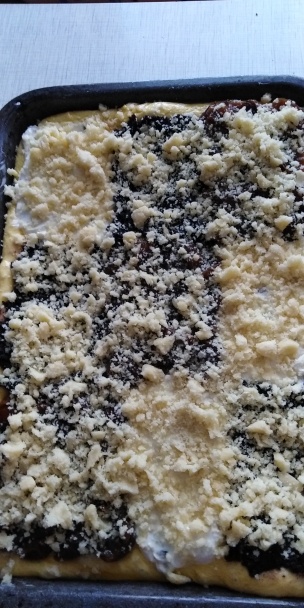 Kysnutý koláč troch chutí s posýpkou (fotorecept) - obrázok 7