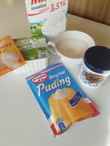 Pudingovo-tvarohové slimáky (fotorecept) - obrázok 2