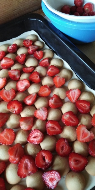 Krémové rezy s jahodami (fotorecept) - obrázok 2