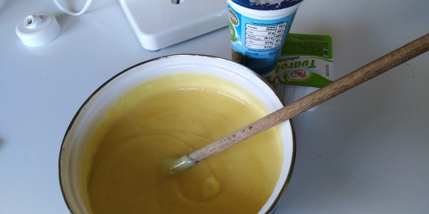 Jablkovo-tvarohový obrátený koláč (fotorecept) - obrázok 3