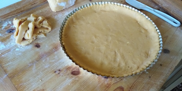 Tvarohovo-jablkový linecký koláč (fotorecept)  - obrázok 5