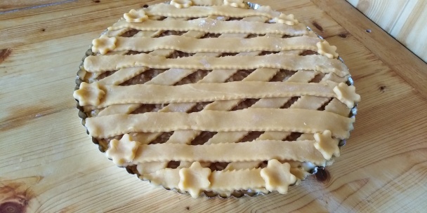 Tvarohovo-jablkový linecký koláč (fotorecept)  - obrázok 8