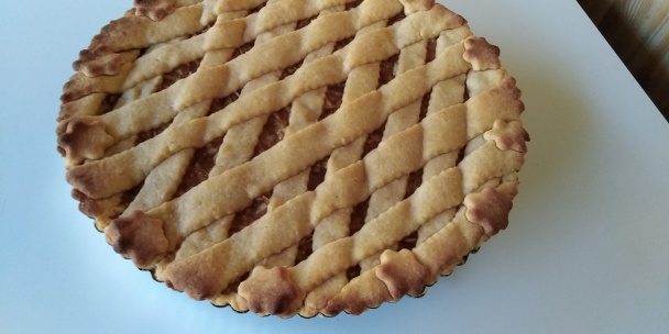 Tvarohovo-jablkový linecký koláč (fotorecept)  - obrázok 9