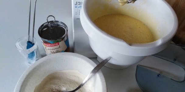 Jablkový zákusok s piškótami (fotorecept) - obrázok 1