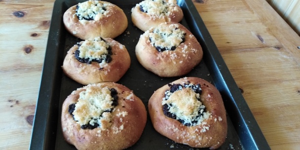 Makové koláče s posýpkou (fotorecept) - obrázok 2