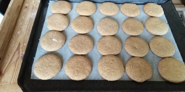 Medové kolieska s pudingovým krémom a karamelovou šľahačkou (fotorecept) - obrázok 3