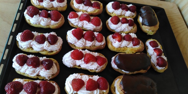 Jahodové pokušenie z odpaľovaného cesta (fotorecept) - obrázok 5