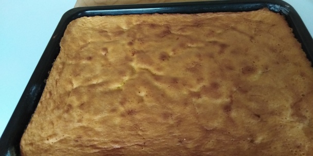 Pudingový koláč s jahodami (fotorecept) - obrázok 4