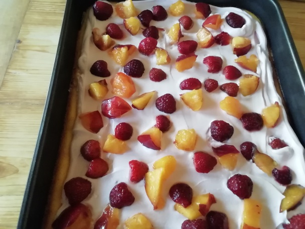 Tvarohový zákusok s ovocím (fotorecept) - obrázok 5