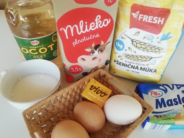 Mliečne rožky plnené tvarohom (fotorecept) - obrázok 1