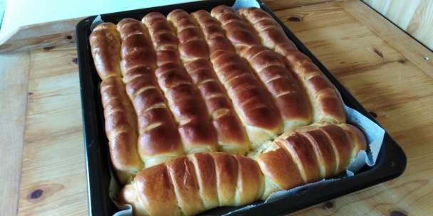 Mliečne rožky plnené tvarohom (fotorecept) - obrázok 9