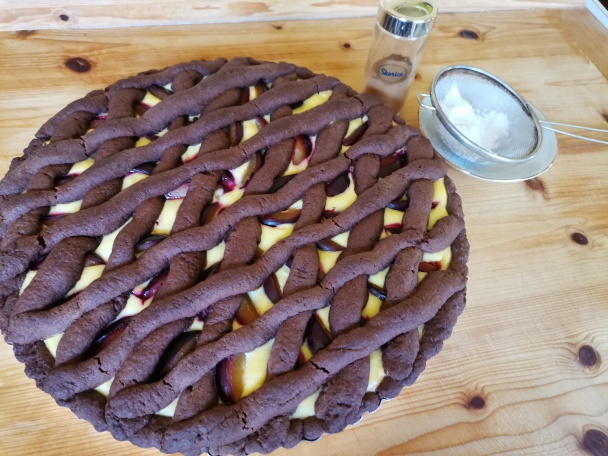 Perníkový mrežovník s tvarohom a so slivkami (fotorecept)  - obrázok 7