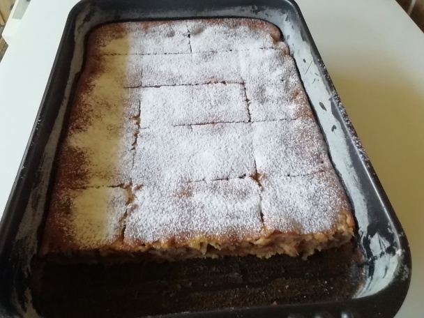 Jemný jablkový koláč bez miesenia (fotorecept)  - obrázok 5