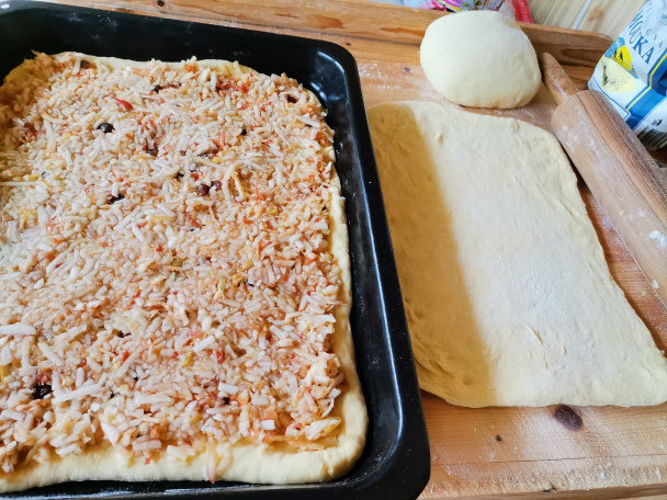 Kysnutý jablkový koláč zo sušeného mlieka (fotorecept) - obrázok 3
