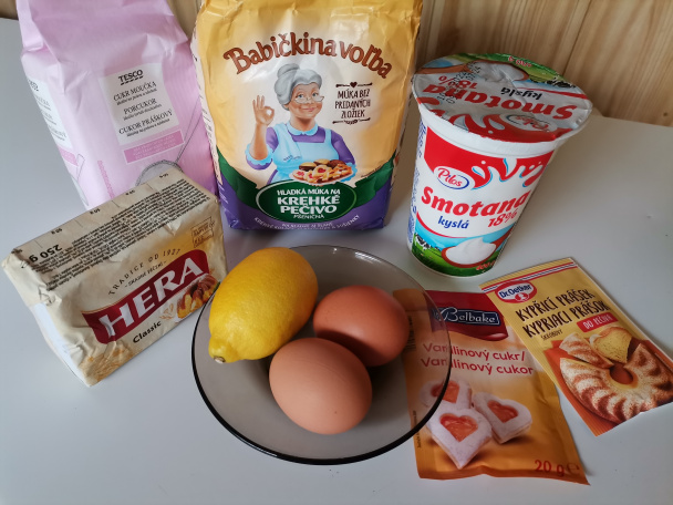 Krehký tvarohovo-marhuľový koláč (fotorecept)  - obrázok 1