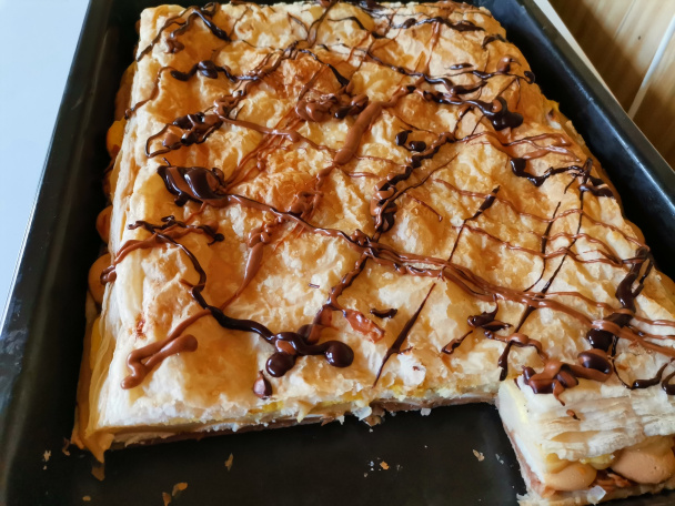 Krémový zákusok troch chutí (fotorecept)  - obrázok 8