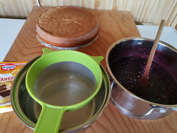 Ovocná torta s černicovým želé (fotorecept) - obrázok 4