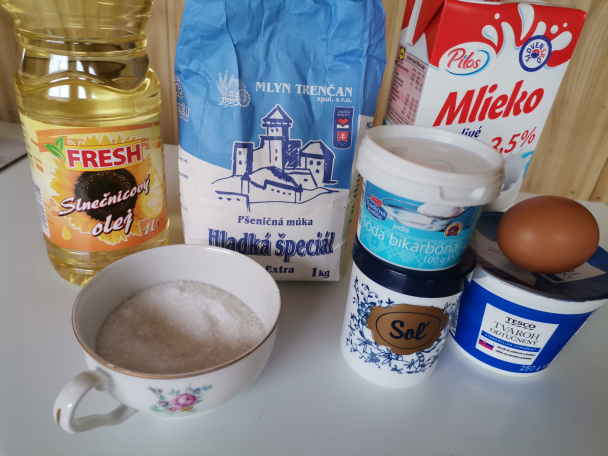 Tvarohové fánky (fotorecept) - obrázok 1