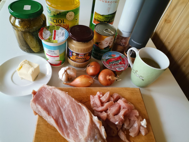 Bravčové stehno na spôsob stroganov (fotorecept) - obrázok 1