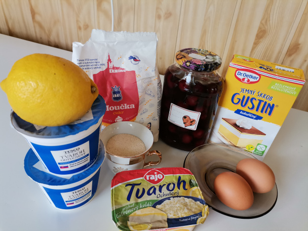 Tvarohový mriežkový koláč s višňami (fotorecept) - obrázok 2