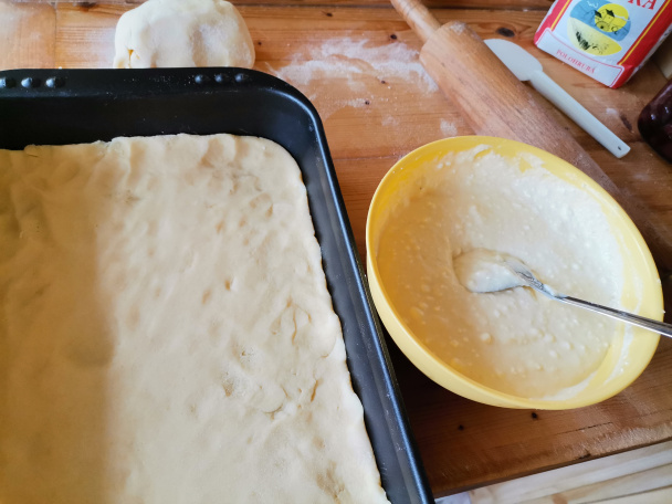 Tvarohový mriežkový koláč s višňami (fotorecept) - obrázok 5