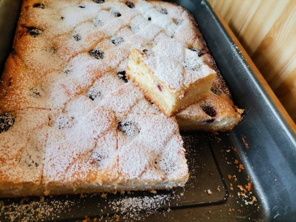 Tvarohový mriežkový koláč s višňami (fotorecept) - obrázok 8