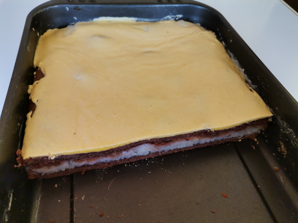 Kokosovo-jablkové rezy so žĺtkovou polevou (fotorecept)  - obrázok 11