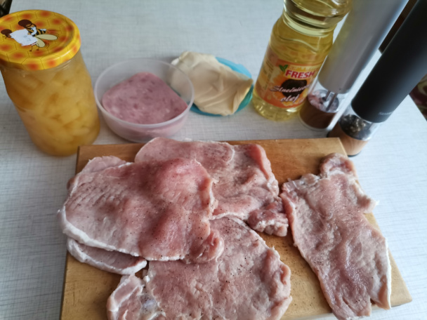 Bravčové karé s ovocím a syrom (fotorecept) - obrázok 1