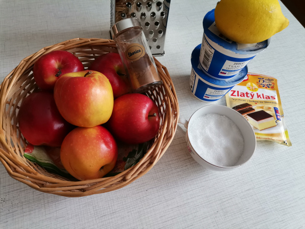 Kysnutý tvarohovo-jablkový koláč (fotorecept)  - obrázok 2