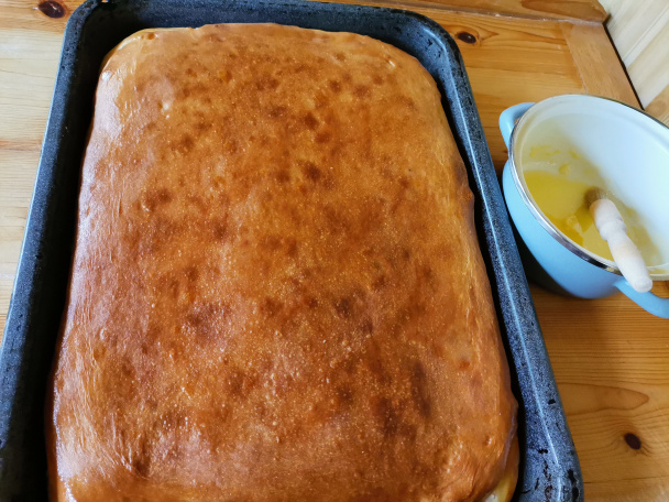 Kysnutý tvarohovo-jablkový koláč (fotorecept)  - obrázok 12