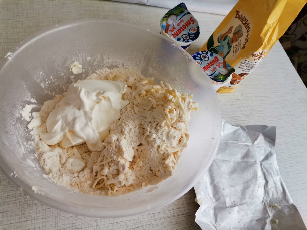 Smotanové kapsičky s jablkovou a makovou plnkou (fotorecept) - obrázok 2