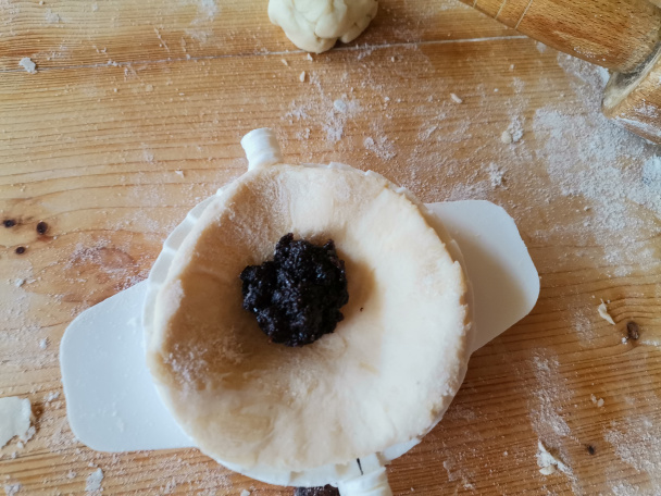 Smotanové kapsičky s jablkovou a makovou plnkou (fotorecept) - obrázok 5