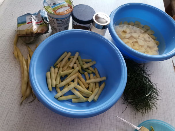 Mliečna polievka z čerstvých fazuľových strukov (fotorecept) - obrázok 1