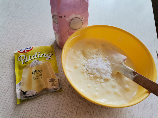 Linecký koláč s tvarohovo-jogurtovou plnkou a ovocím (fotorecept) - obrázok 4